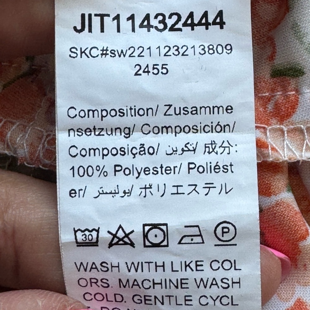 Shein Multicolor Floral Halter Mini Dress Size M - Picture 9 of 9